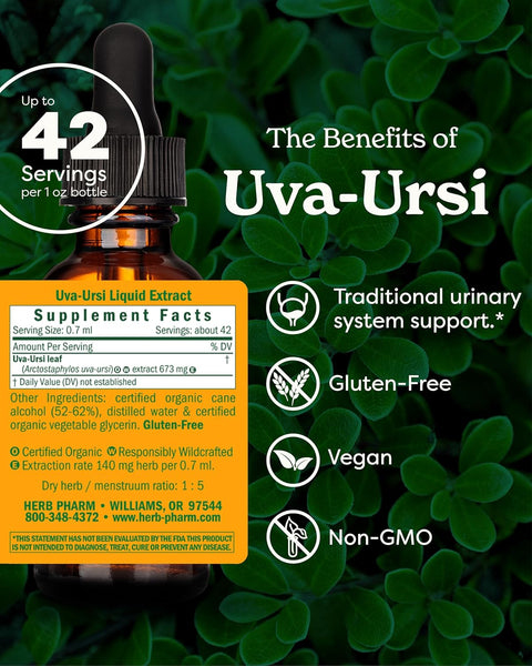 Herb Pharm, Uva-Ursi, 4 fl oz