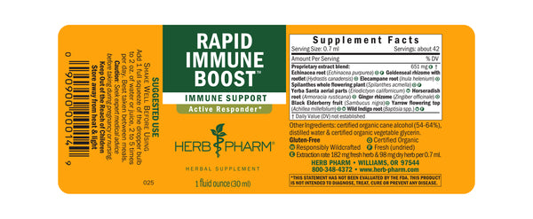 Herb Pharm, Rapid Immune Boost, 1 fl oz