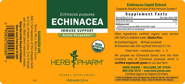 Herb Pharm, Echinacea, 4 fl oz