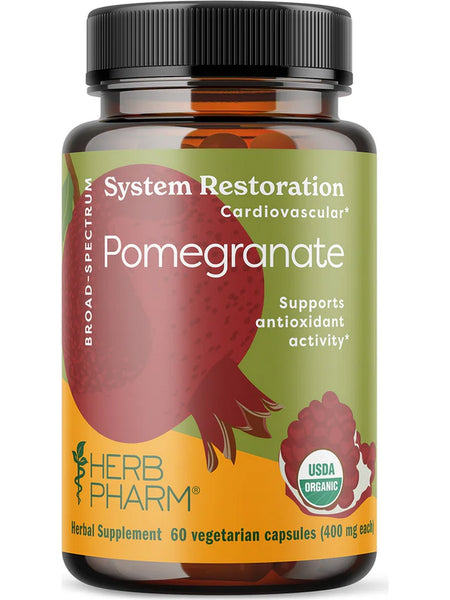 Herb Pharm, Pomegranate, 60 Vegetarian Capsules