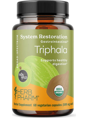 Herb Pharm, Triphala, 60 Vegetarian Capsules