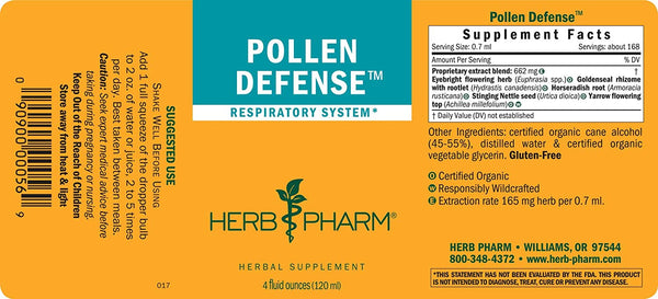 Herb Pharm, Pollen Defense, 4 fl oz