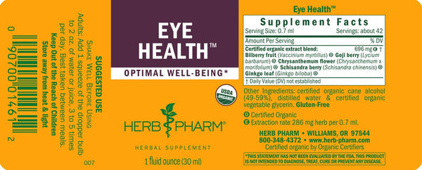 Herb Pharm, Eye Health, 1 fl oz