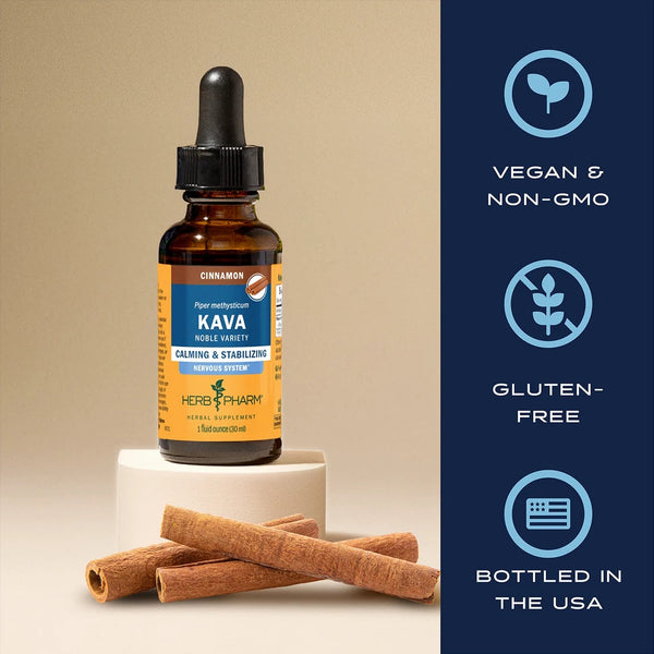 Herb Pharm, Kava, Cinnamon, 1 fl oz