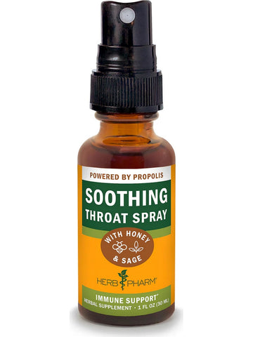 Herb Pharm, Soothing Throat Spray, Honey Sage, 1 fl oz