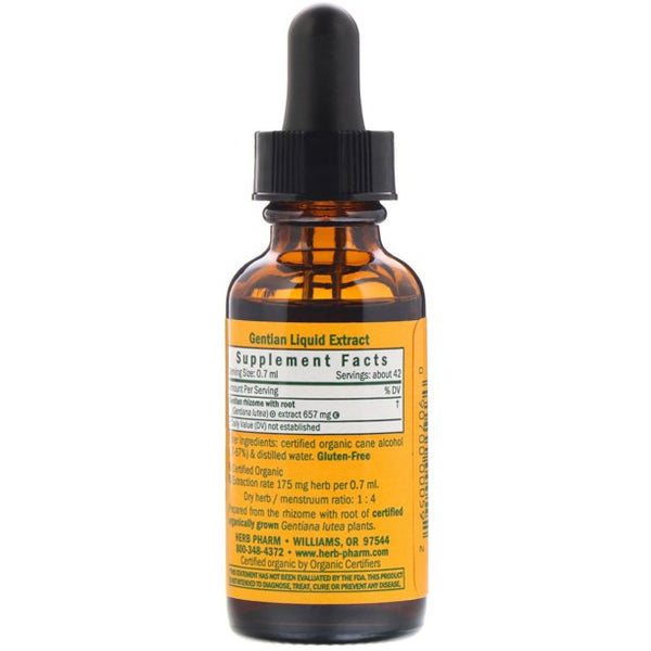 Herb Pharm, Gentian, 1 fl oz