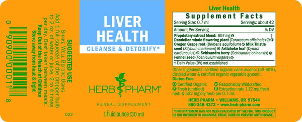 Herb Pharm, Liver Health, 4 fl oz