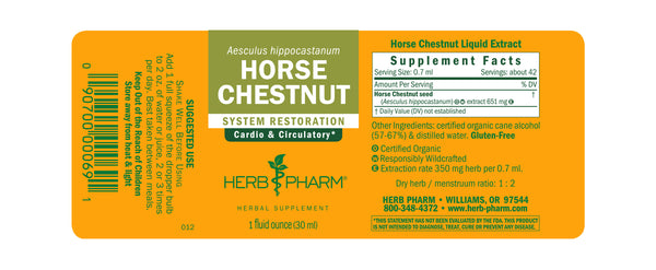 Herb Pharm, Horse Chestnut, 1 fl oz