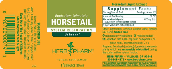 Herb Pharm, Horsetail, 1 fl oz