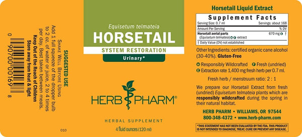 Herb Pharm, Horsetail, 4 fl oz