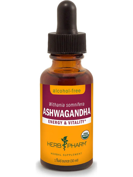 Herb Pharm, Ashwaganda, Alcohol Free, 1 fl oz