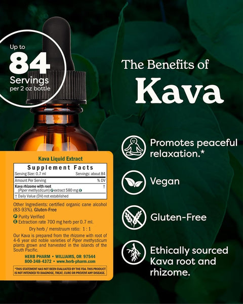Herb Pharm, Kava, 2 fl oz