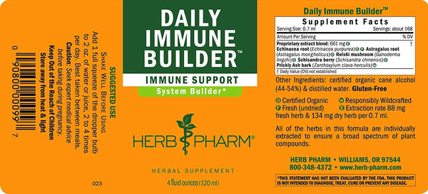 Herb Pharm, Daily Immune Builder, 4 fl oz