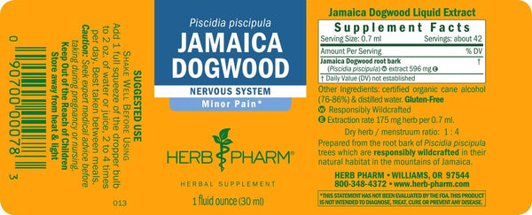Herb Pharm, Jamaica Dogwood, 4 fl oz