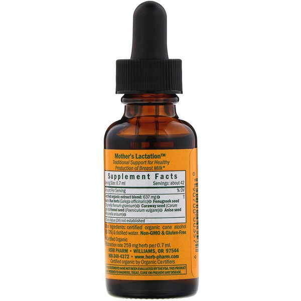 Herb Pharm, Mother's Lactation, 1 fl oz