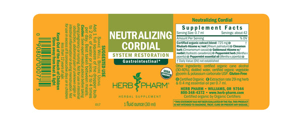 Herb Pharm, Neutralizing Cordial, 1 fl oz