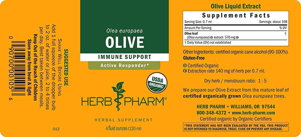 Herb Pharm, Olive, 4 fl oz