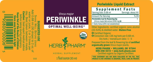 Herb Pharm, Periwinkle, 1 fl oz