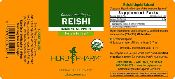Herb Pharm, Reishi, 4 fl oz