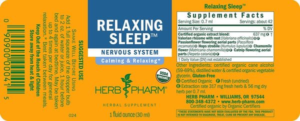 Herb Pharm, Relaxing Sleep, 1 fl oz