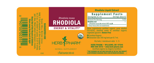 Herb Pharm, Rhodiola, 1 fl oz