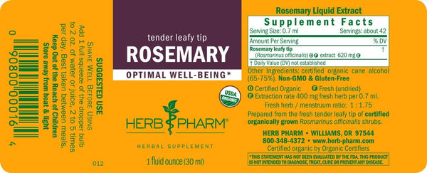 Herb Pharm, Rosemary, 1 fl oz