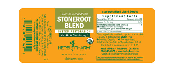 Herb Pharm, Stoneroot Blend, 1 fl oz
