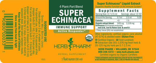 Herb Pharm, Super Echinacea, 1 fl oz