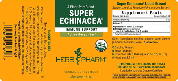 Herb Pharm, Super Echinacea, 4 fl oz