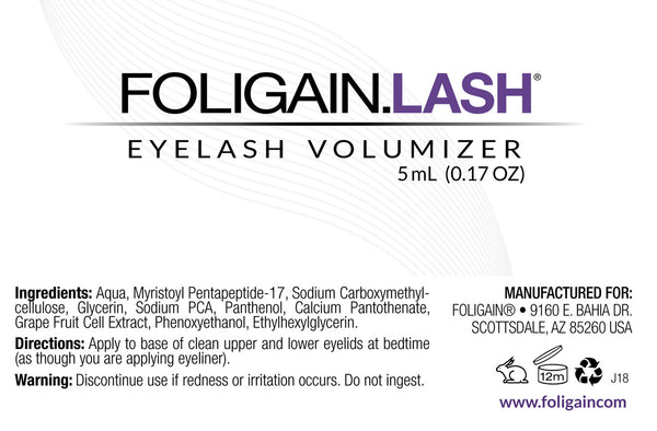 FOLIGAIN, Eyelash Volumizer, 0.17 fl oz