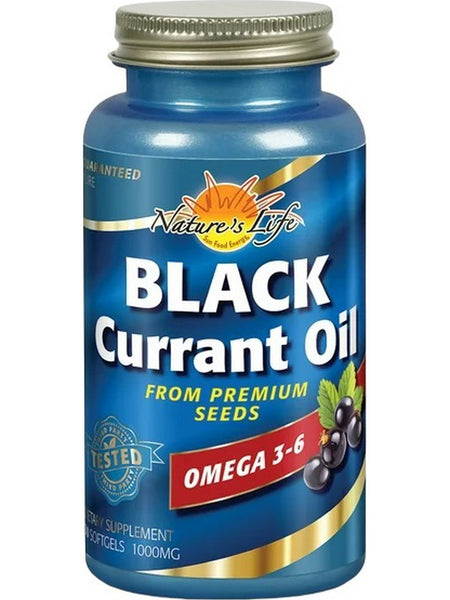 Nature's Life, Black Currant Oil, 1000 mg, 30 Softgels