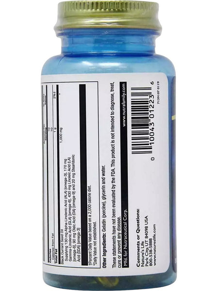 Nature's Life, Black Currant Oil, 1000 mg, 30 Softgels