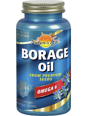 Nature's Life, Borage Oil, 1000 mg, 30 Softgels