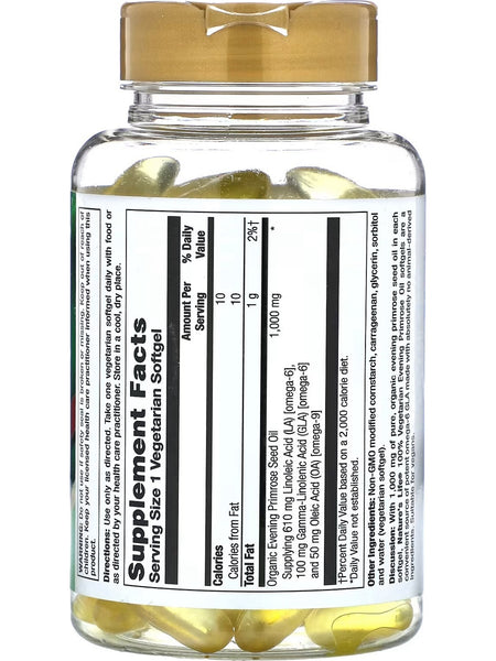 Nature's Life, Evening Primrose Oil, 90 Vegetarian Softgels