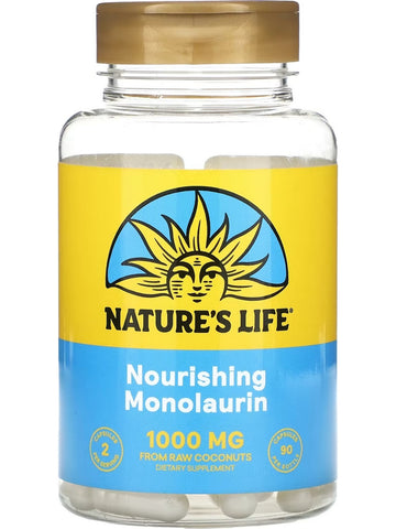 Nature's Life, Nourishing Monolaurin, 1000 mg, 90 Capsules