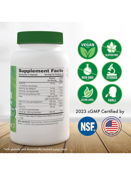 Health Thru Nutrition, Advanced B Complex Plus Choline, 60 VegeCaps