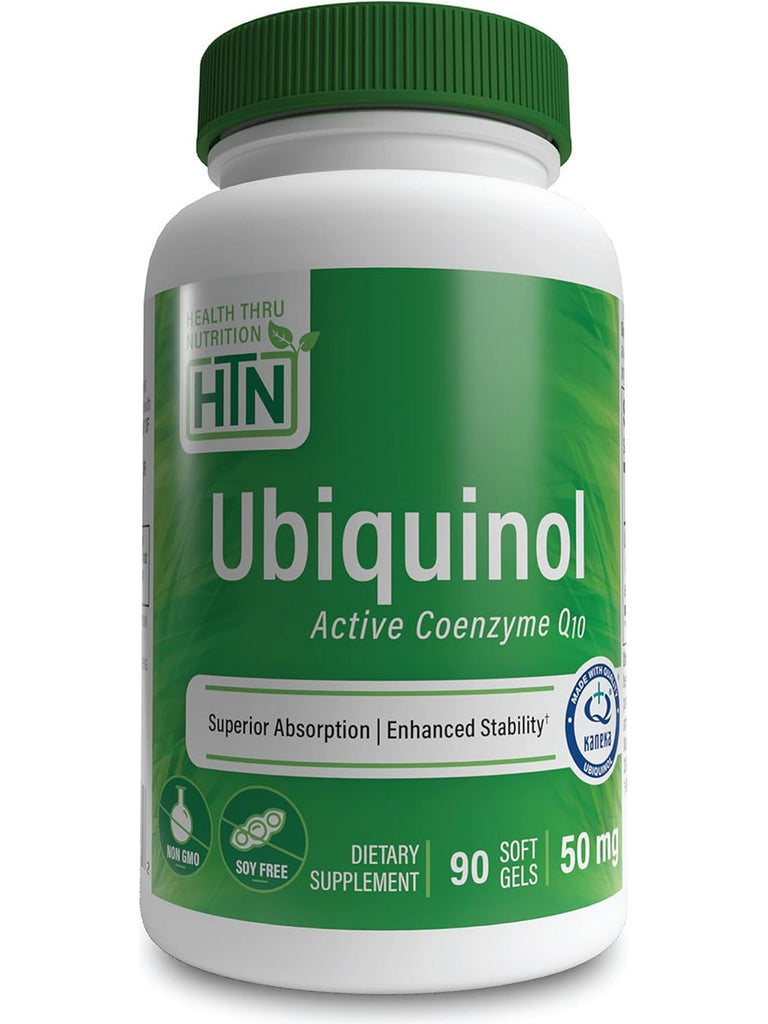 Health Thru Nutrition, Ubiquinol Co-Q10 Kaneka 50mg, 90 Softgels