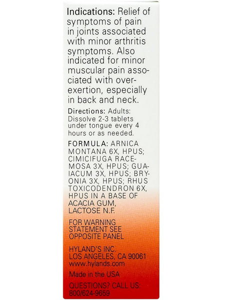 Hyland's, Arthritis Pain Formula, 100 Tablets