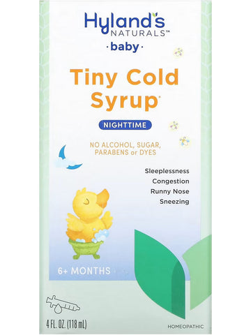 Hyland's, Baby Tiny Cold Syrup Nighttime, 4 fl oz
