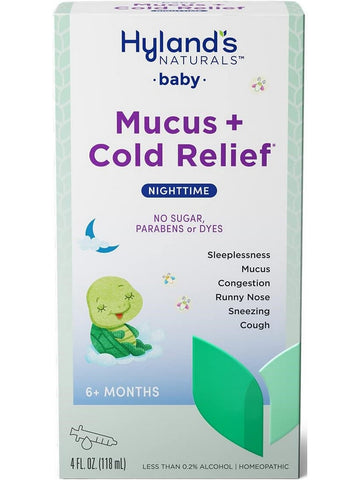 Hyland's, Baby Mucus + Cold Relief Nighttime, 4 fl oz
