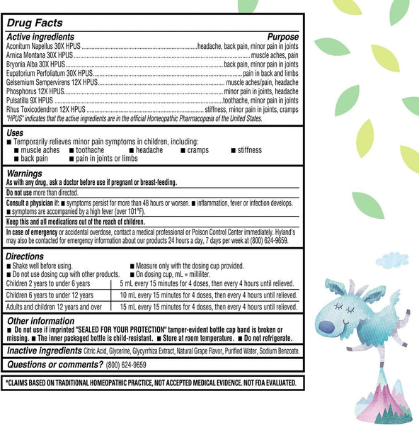 Hyland's, 4 Kids Pain Relief, 4 fl oz