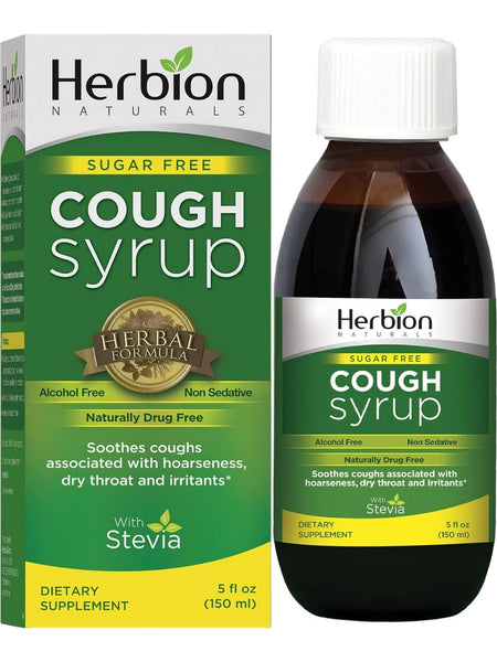Herbion Naturals, Sugar Free, Cough Syrup with Stevia, 5 fl oz