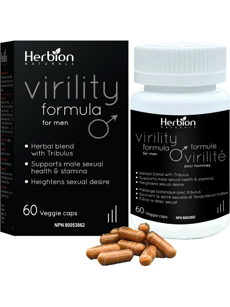 Herbion Naturals, Virility Formula for Men, 60 Veggie caps