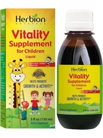 Herbion Naturals, Vitality Supplement for Children, Natural Honey, 5 fl oz