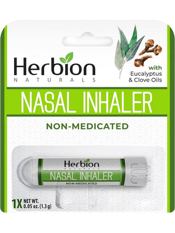 Herbion Naturals, Nasal Inhaler with Eucalyptus and Clove Oils, 0.05 oz