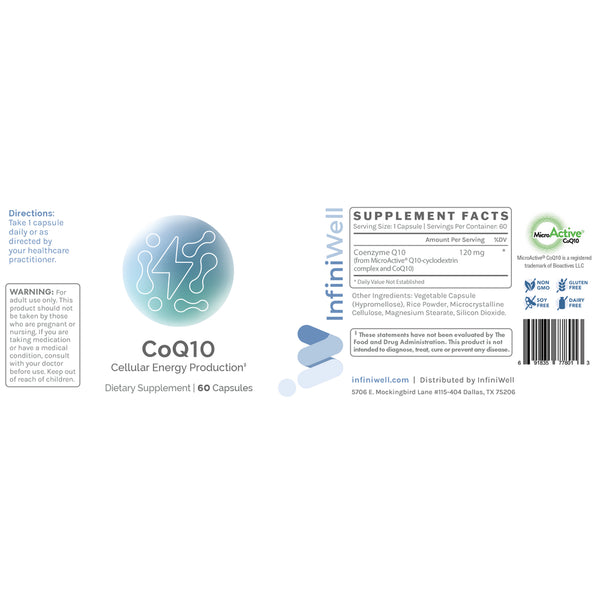 InfiniWell, CoQ10, 60 Capsules