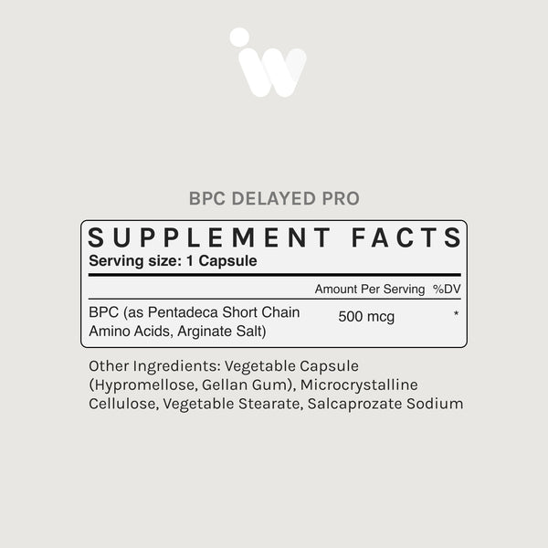 InfiniWell, BPC Delayed Pro, 60 Capsules