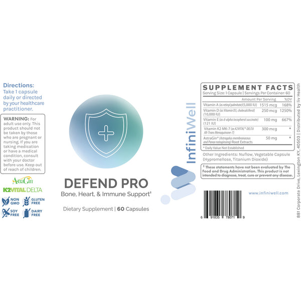 InfiniWell, Defend Pro, 60 Capsules