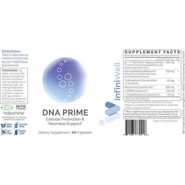 InfiniWell, DNA Prime, 60 Capsules