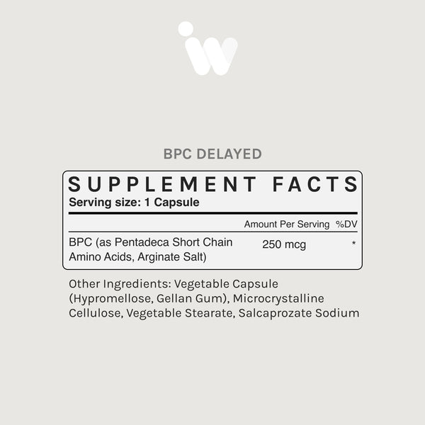 InfiniWell, BPC Delayed, 60 Capsules
